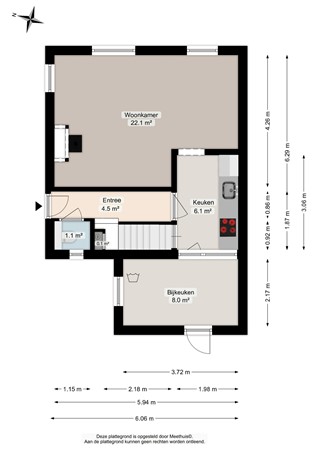 Floorplan - Molen A Laan 13, 9561 LS Ter Apel